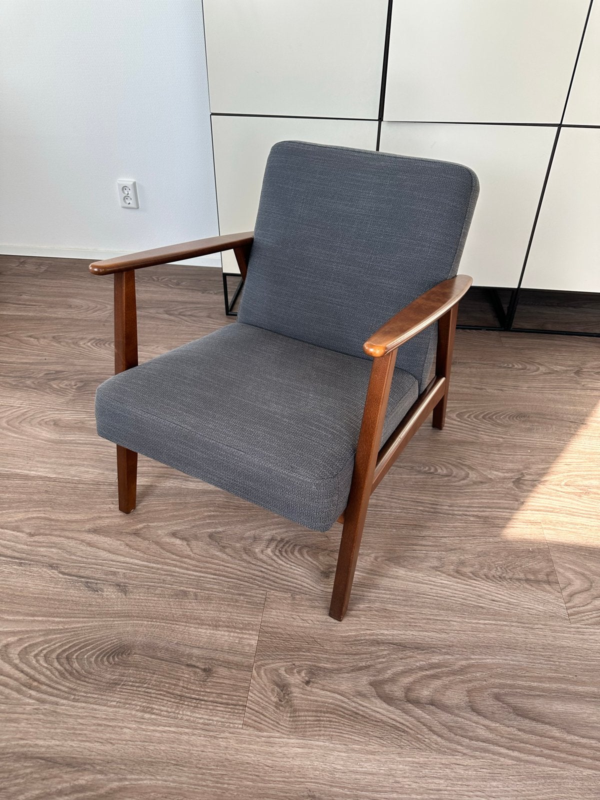 IKEA Ekenäset fauteuil, Huis en Inrichting, Fauteuils, Ophalen, Zo goed als nieuw, Hout