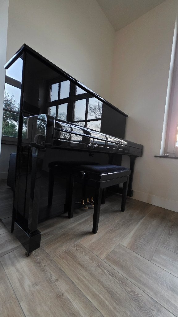 Yamaha Piano U3H hoogglans zwart, Muziek en Instrumenten, Piano's, Ophalen, Zwart, Zo goed als nieuw, Piano