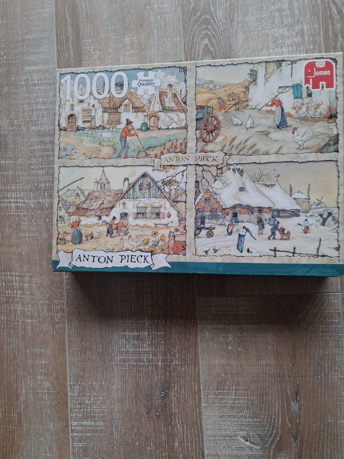 Jumbo Anton Piek Puzzel., Ophalen of Verzenden, 500 t/m 1500 stukjes, Zo goed als nieuw