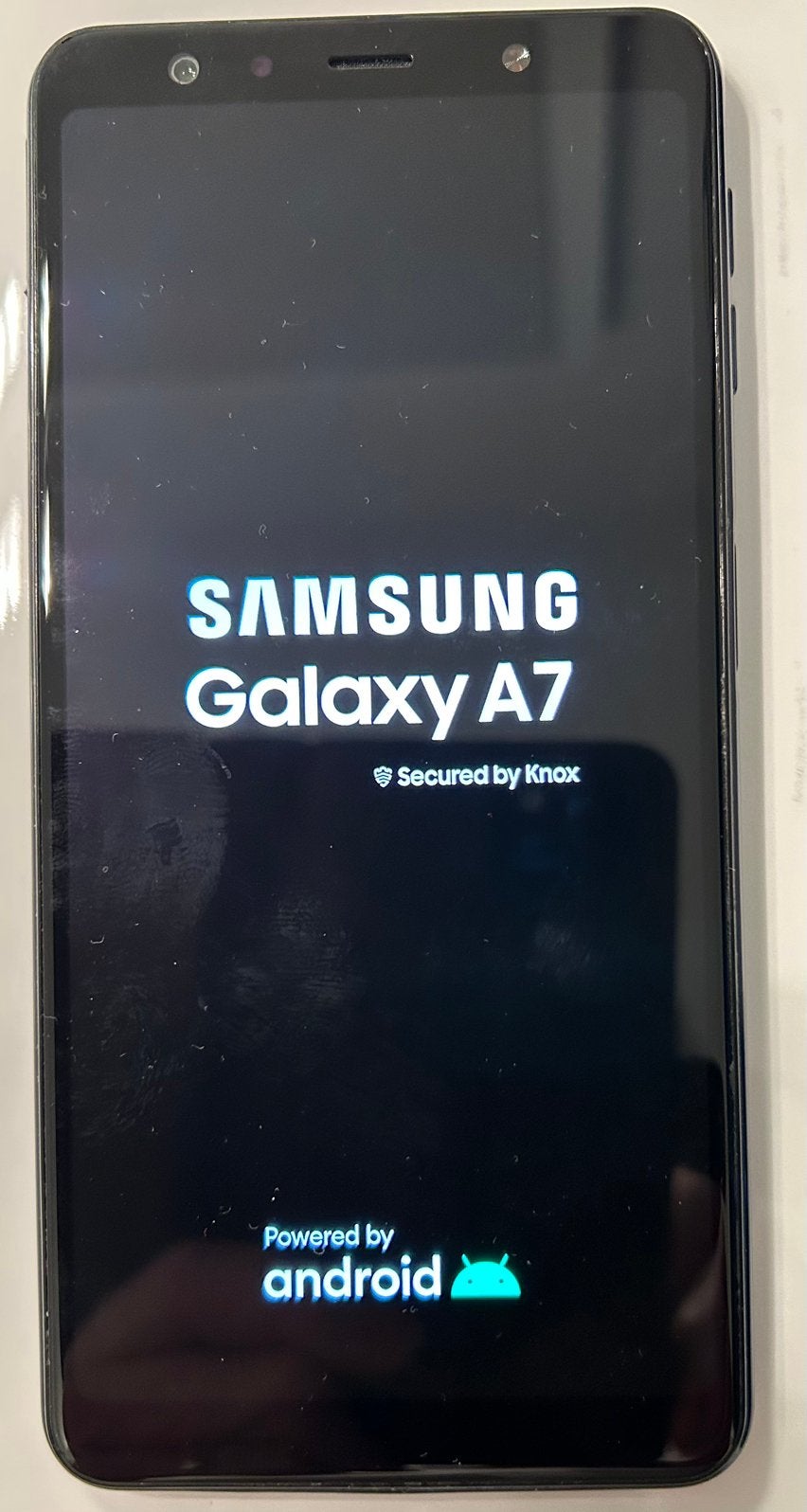 Samsung Galaxy a7 zeer net toestel, Ophalen, Gebruikt, Zwart, 64 GB