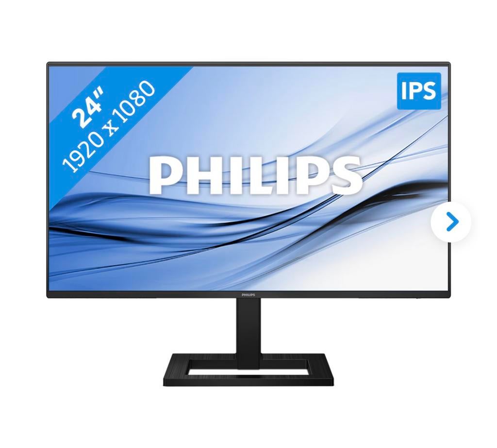 Philips monitor, HDMI, IPS, In hoogte verstelbaar, Full HD