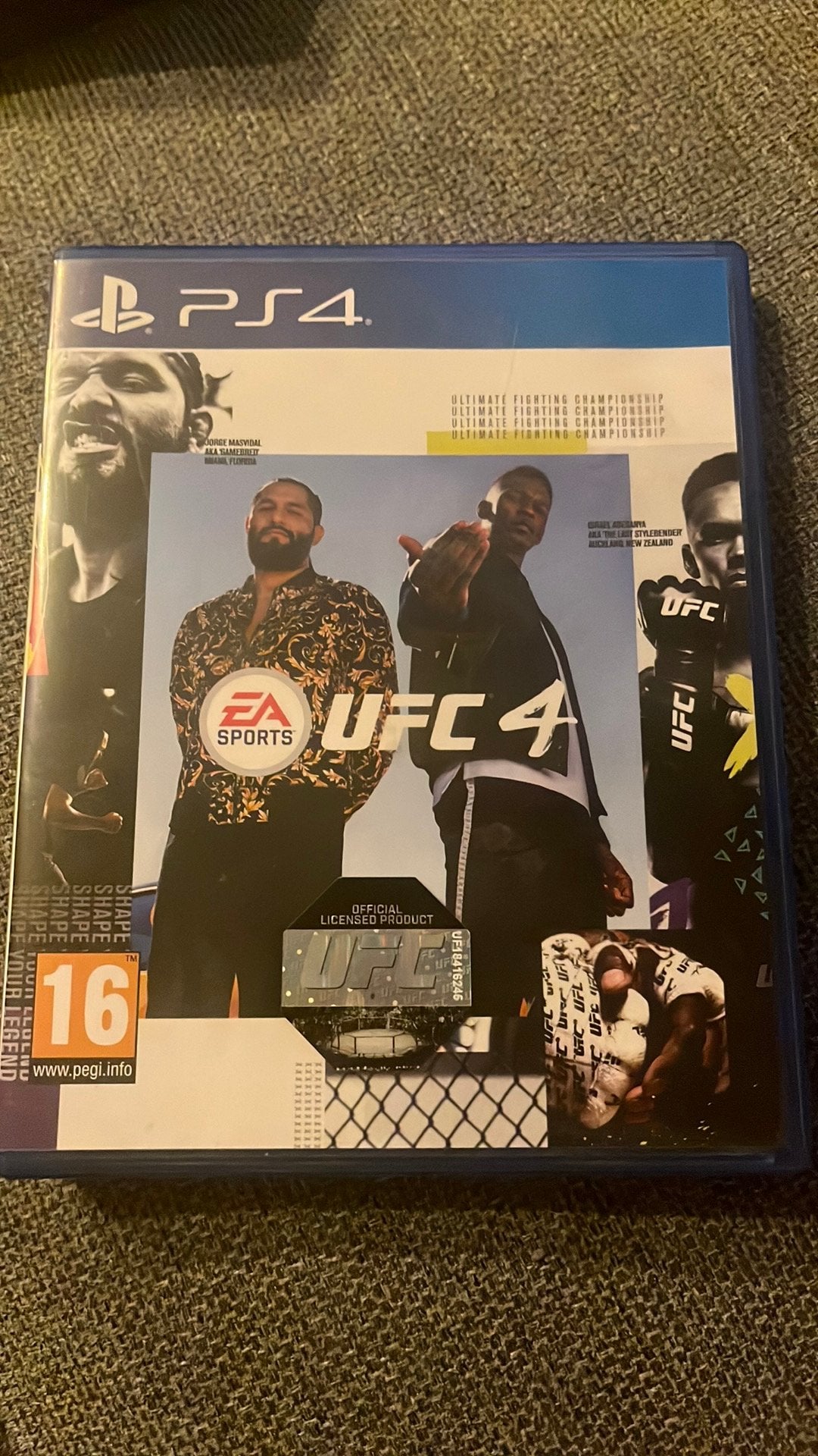 Ufc 4 ps4/ps5, Spelcomputers en Games, Ophalen, Vechten, 1 speler, Zo goed als nieuw