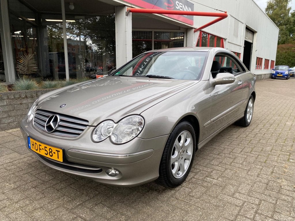 Mercedes-Benz CLK-klasse Coupé 200 Kompressor - TOPSTAAT !, Auto's, Achterwielaandrijving, 4 cilinders, 4 stoelen, 1796 cc