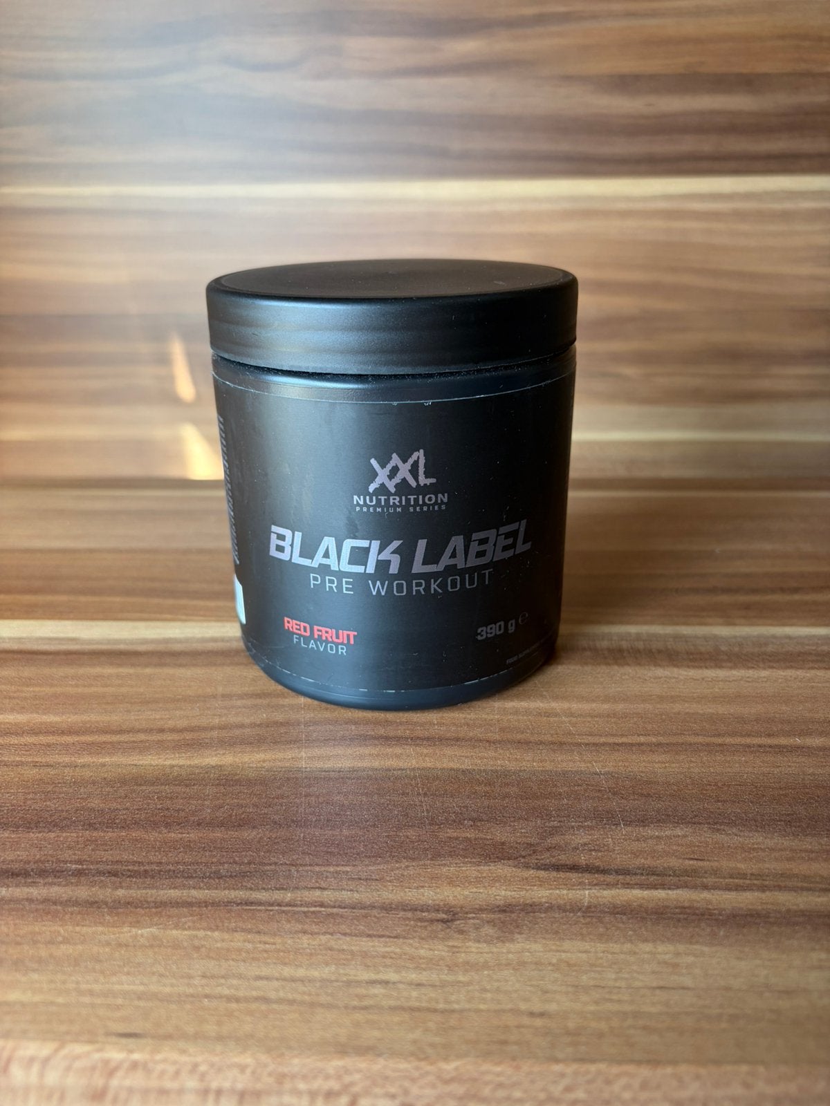 XXL Nutrition Black Label Pre Workout Red Fruit, Ophalen, Nieuw, Poeder of Drank