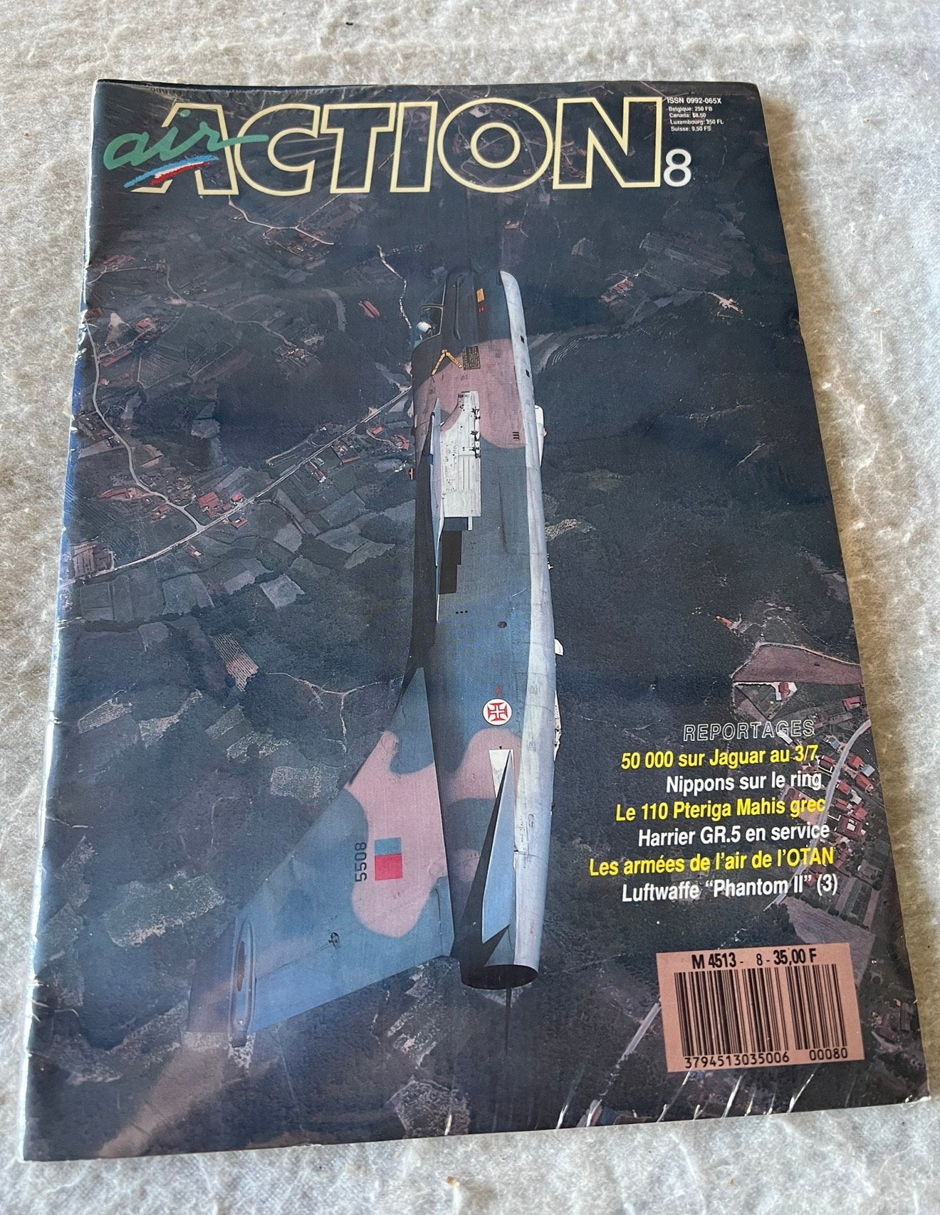 Air Action Magazine 8 - Vintage 1990 vliegtuig tijdschrift, L, Nieuw, Boek of Tijdschrift, L