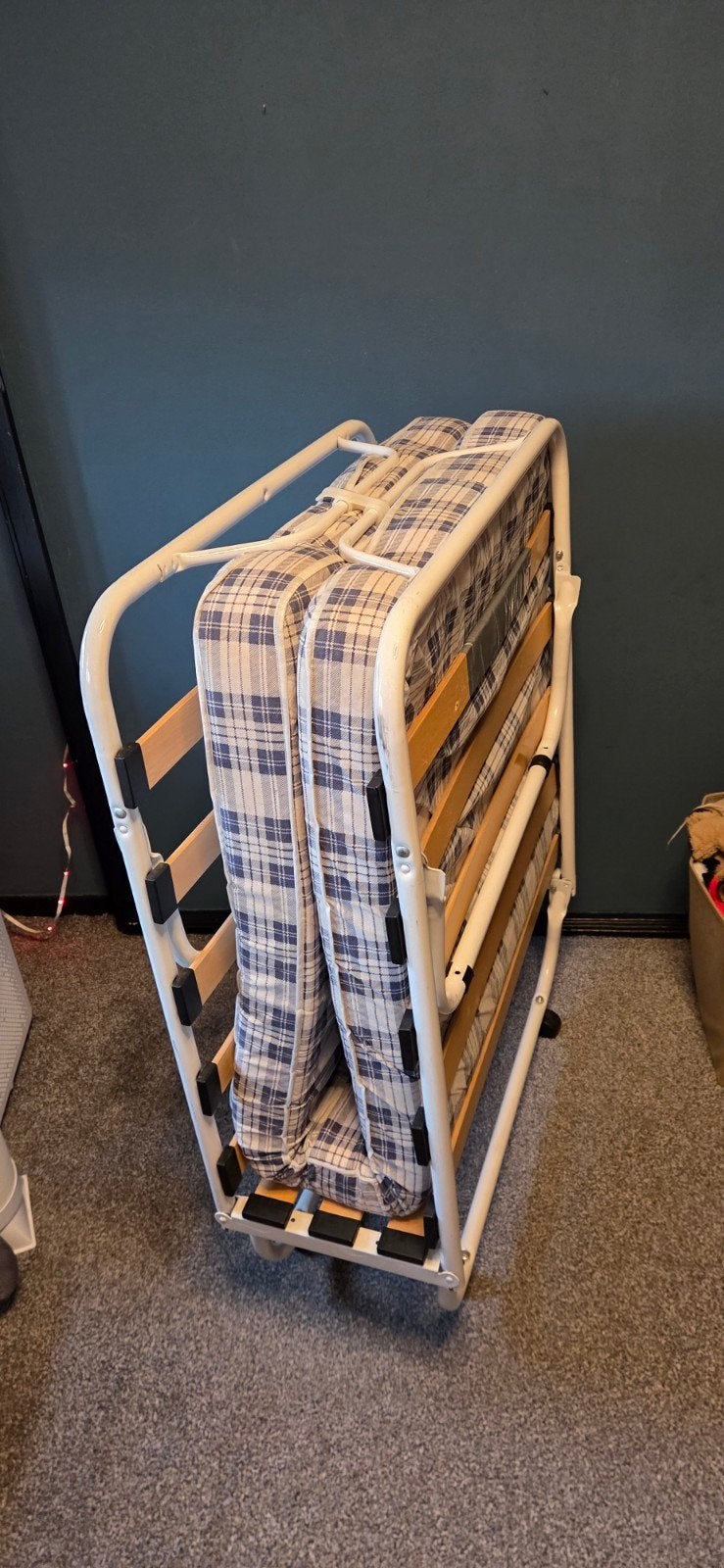 opklapbaar bed, Huis en Inrichting, Slaapkamer | Slaapbanken, Ophalen, Gebruikt, 90 cm, Eenpersoons