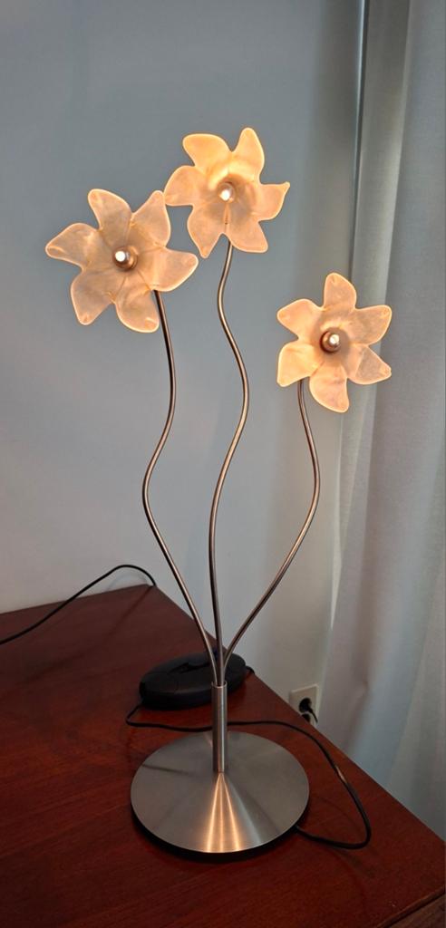 Harco Loor Design tafellamp - halogeen, Huis en Inrichting, Lampen | Tafellampen, Modern, Design, Bloem, Gebruikt, 50 tot 75 cm