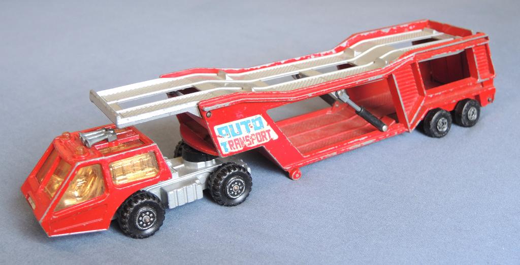 Matchbox K-10 - Car Transporter / Autotransporter, Ophalen of Verzenden, Gebruikt, Bus of Vrachtwagen