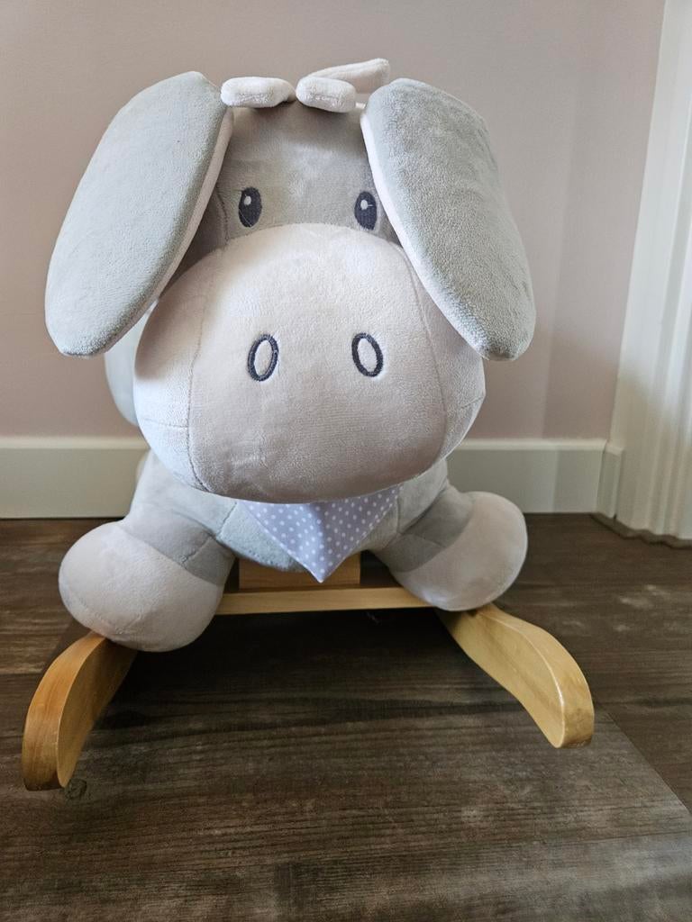 Nattou - schommeldier Teddy de ezel, Ophalen, Zo goed als nieuw