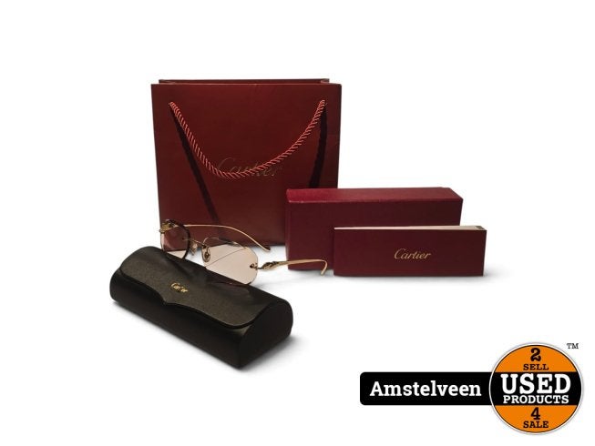 Cartier CT0058O Panthere Bril Goud 130 | Op Sterkte, Cartier, Gebruikt, Support@cartier.com, 13 Rue de la Paix, 75002 Paris
France