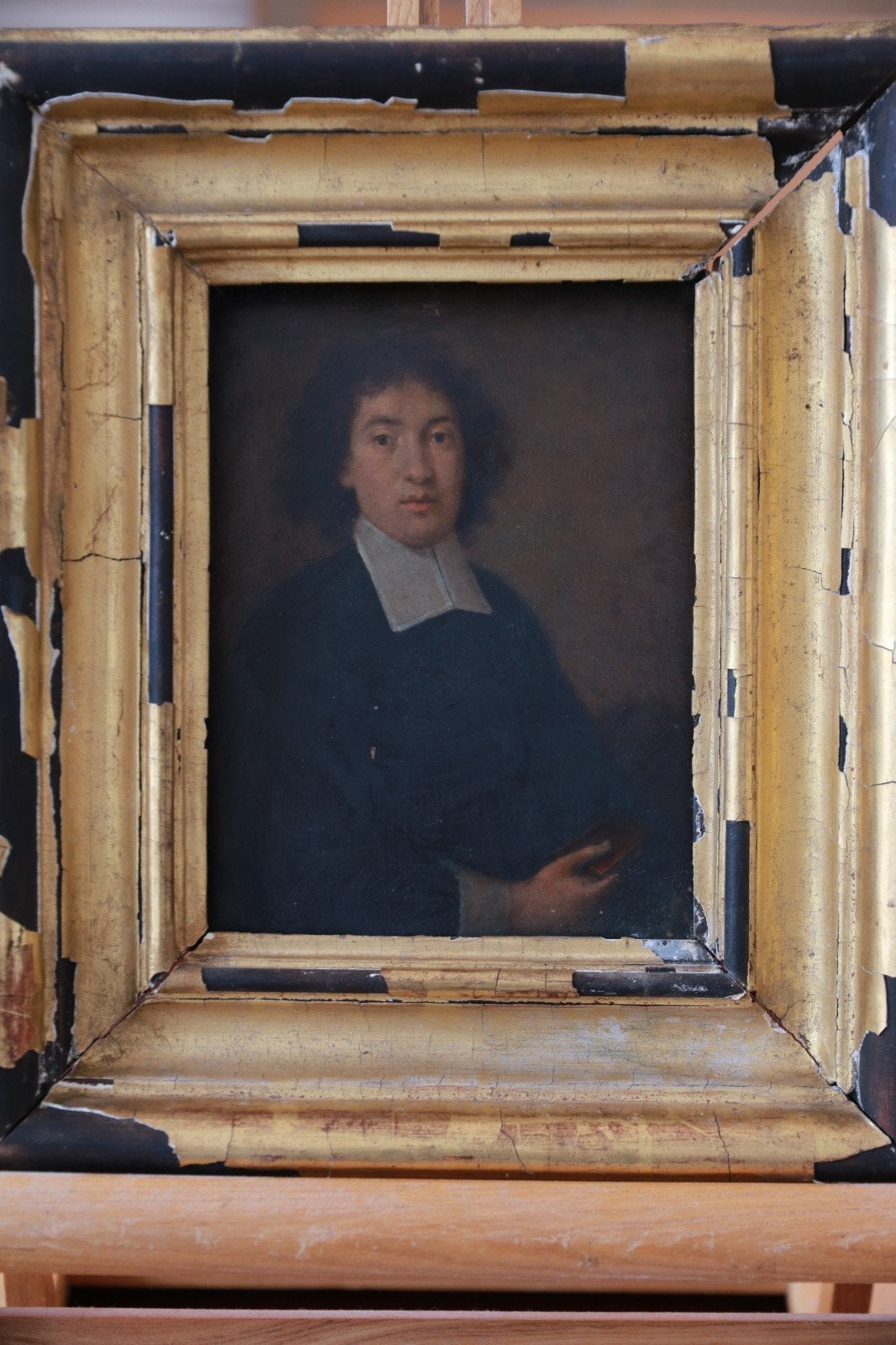 17e-eeuws kunstwerk op koper., Ophalen