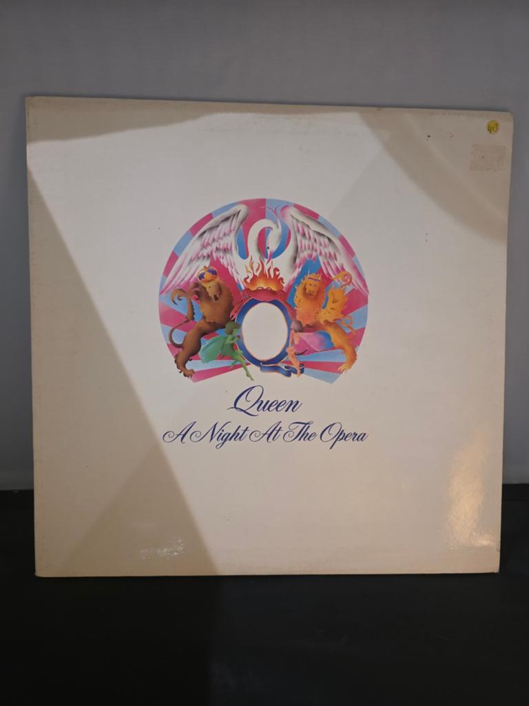 Queen - A Night At The Opera LP (1975), Ophalen of Verzenden, 1970 - 1979, Gebruikt, 12 inch