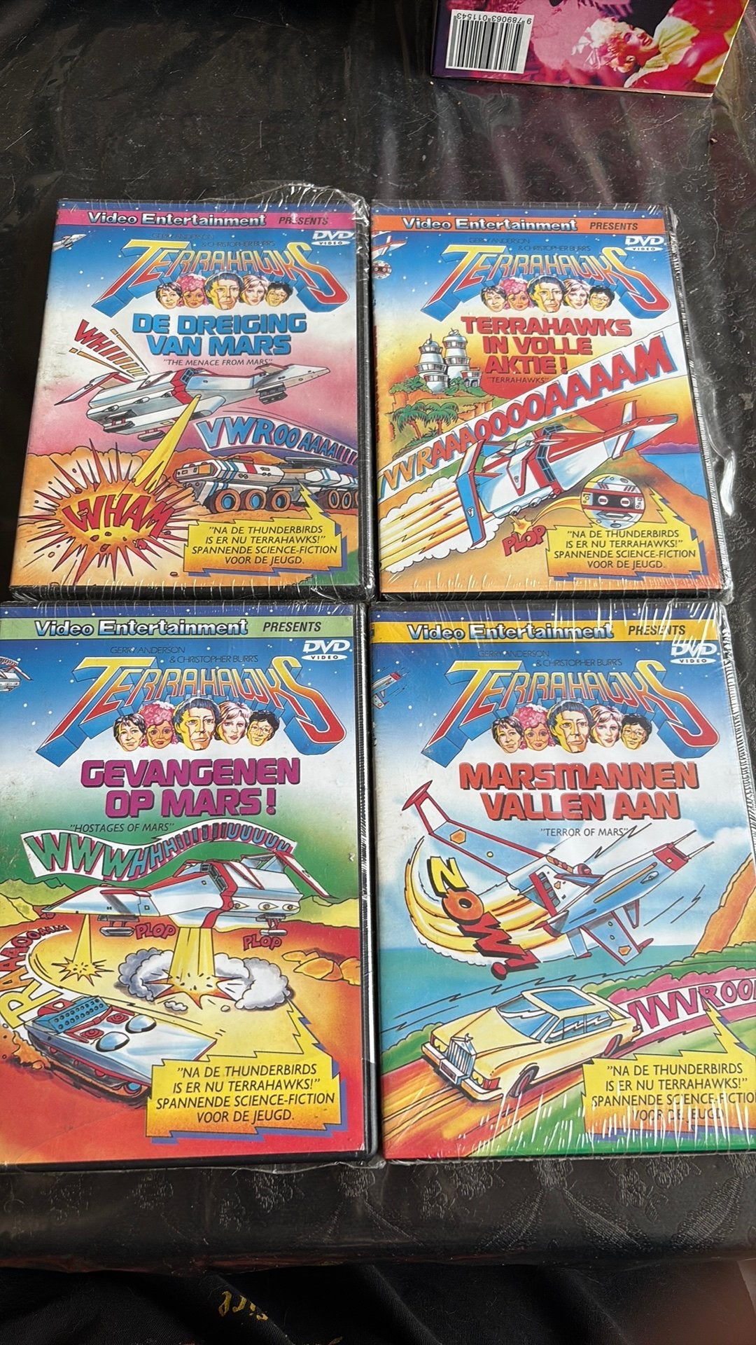 4 DVD’s van de Terrahawks, Alle leeftijden, Ophalen of Verzenden, Nieuw in verpakking
