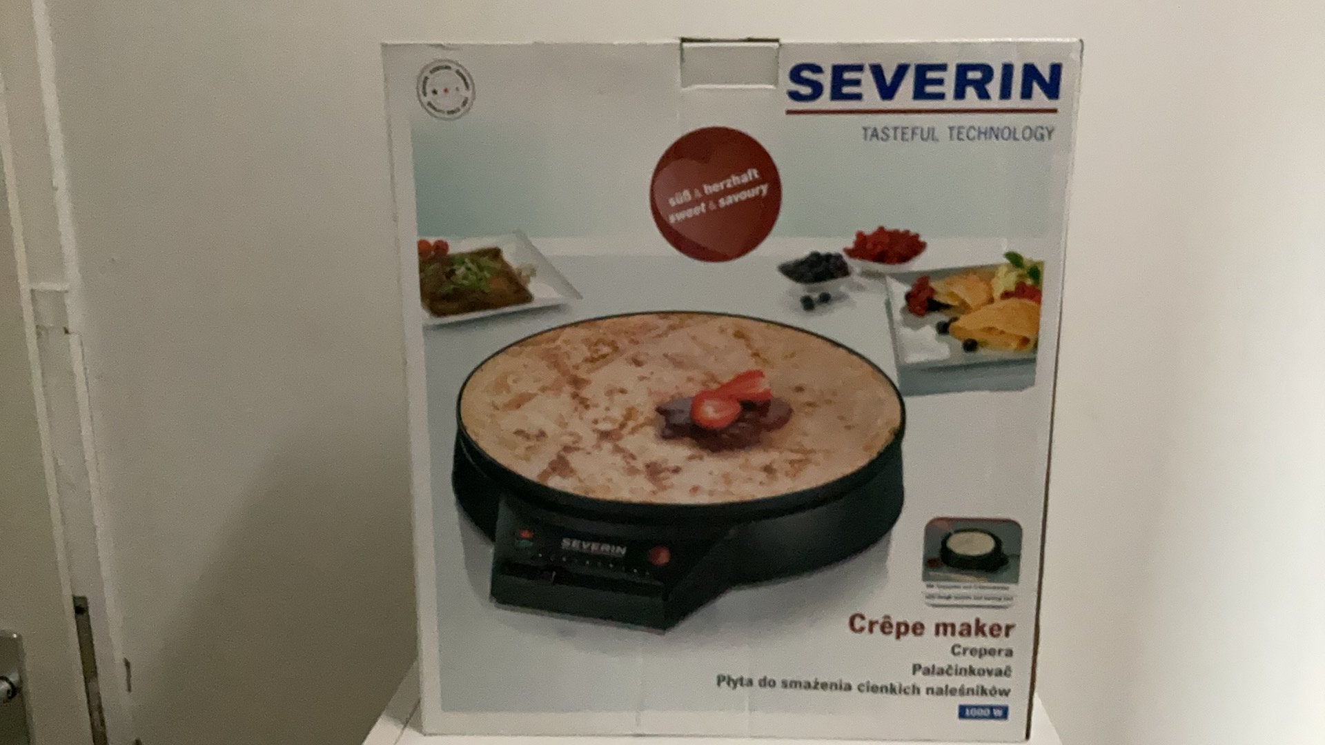 Crepemaker - nieuw - Severin, Huis en Inrichting, Keuken | Keukenbenodigdheden, Ophalen, Nieuw