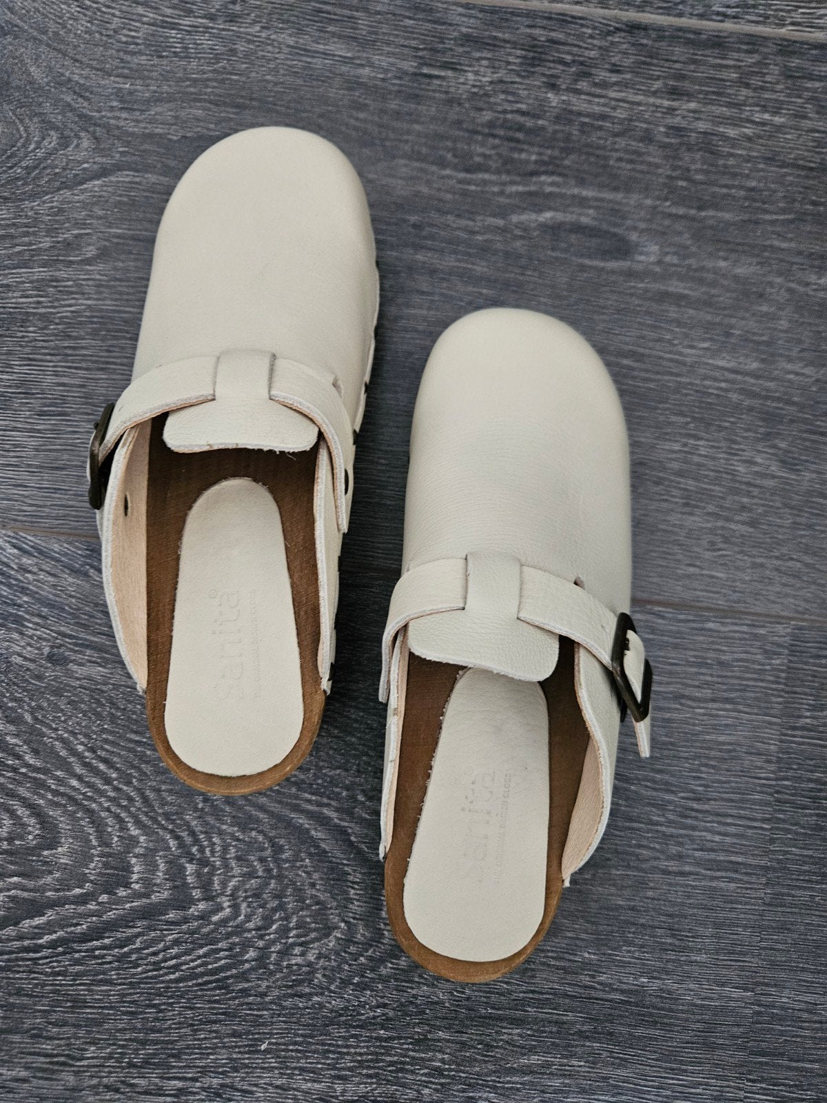 Sanita clogs / klompen, wit/beige, maat 38, Kleding | Dames, Schoenen, Beige, Overige typen, Nieuw, Ophalen of Verzenden