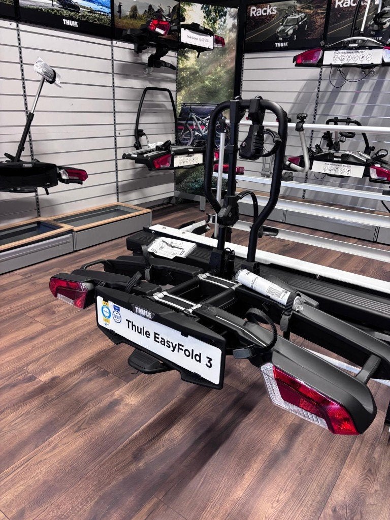 Thule EasyFold XT 3 | 2 Fietsen | E-bike | Fietsendrager, Ophalen, Nieuw, 2 fietsen, Trekhaakdrager