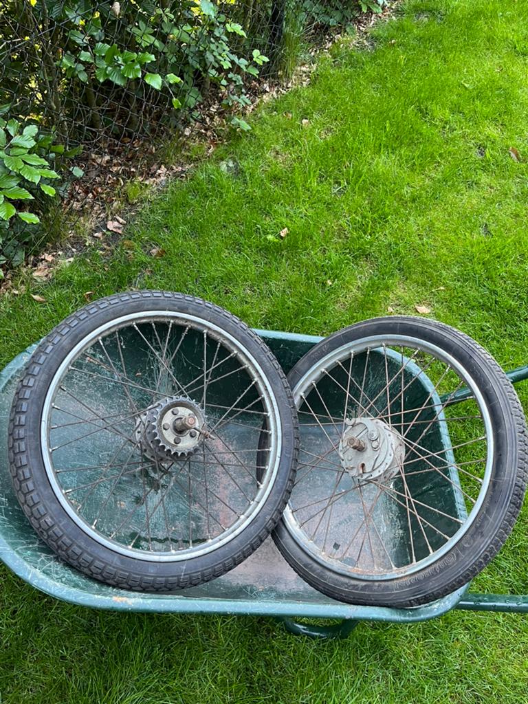 Set wielen honda amigo novio, Ophalen of Verzenden, Zo goed als nieuw, Overige typen, Overige merken