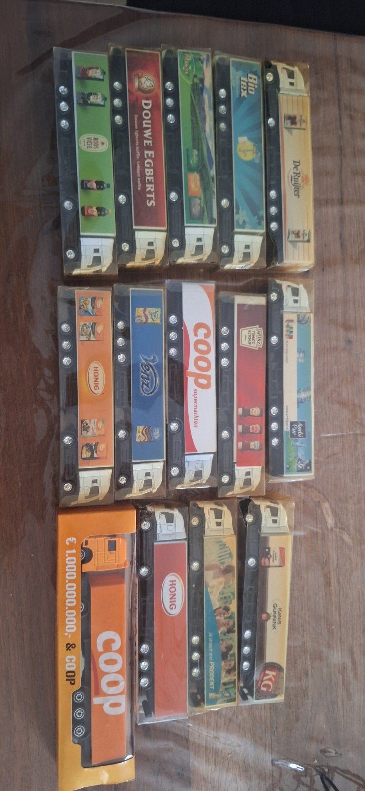 Verzameling van 14 Reclame Vrachtwagens (Miniatuur), Ophalen of Verzenden, Nieuw