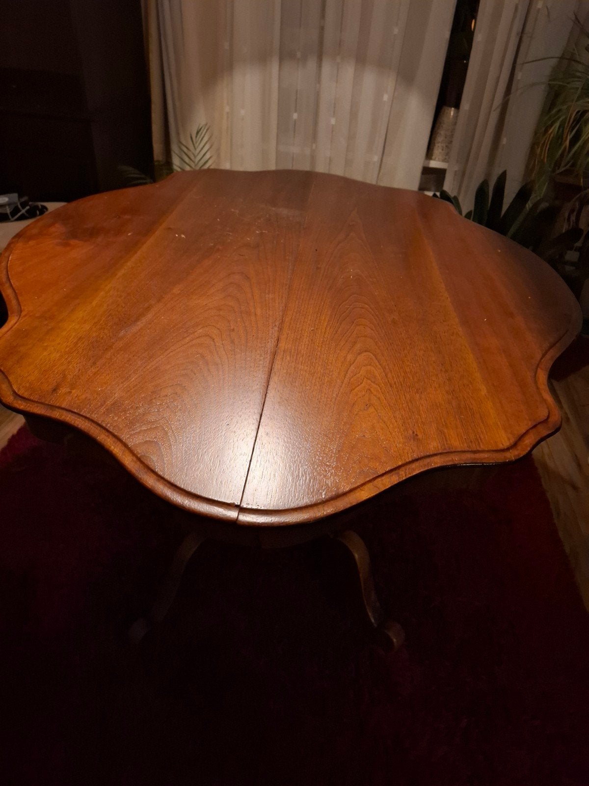 oude eettafel, Ophalen