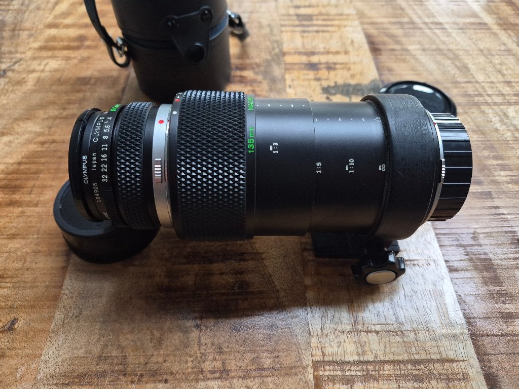 Olympus Zuiko 80mm macro en 65-116mm extensie tube, 80 mm, Olympus, Ophalen of Verzenden, Macrolens