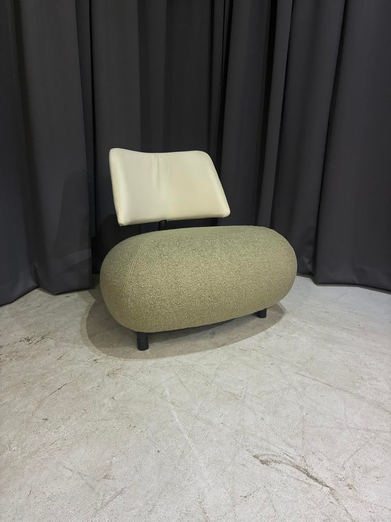 Leolux Pallone fauteuil - Nieuw Boucle -, Ophalen, Leolux, ., Zo goed als nieuw