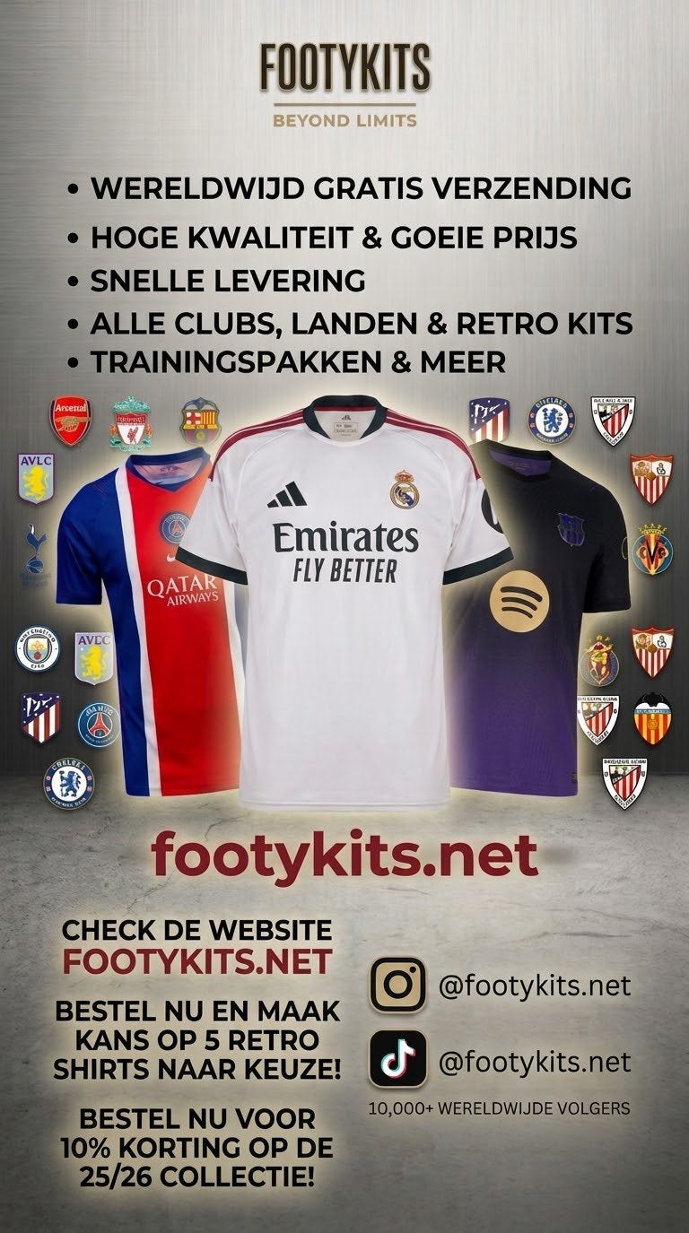 Diverse Voetbalshirts 26/27 | 10% Korting + Gratis Verz, Kleding | Heren, Sportkleding, Overige kleuren, Verzenden, Nieuw, Overige maten