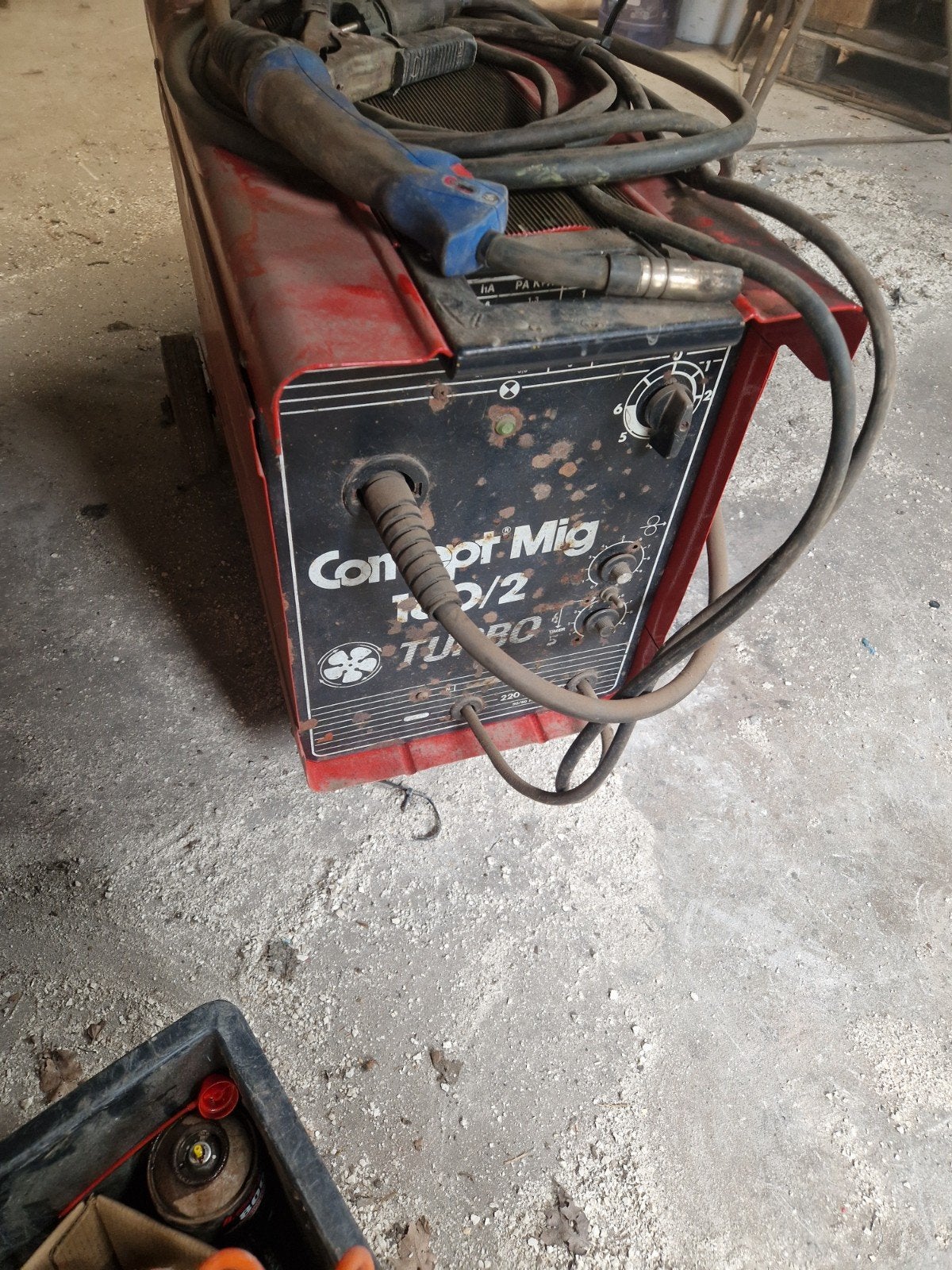 Concept mig 180 co2 lasapparaat 230volt, Ophalen, Gebruikt, 150 tot 250 ampère, Co2