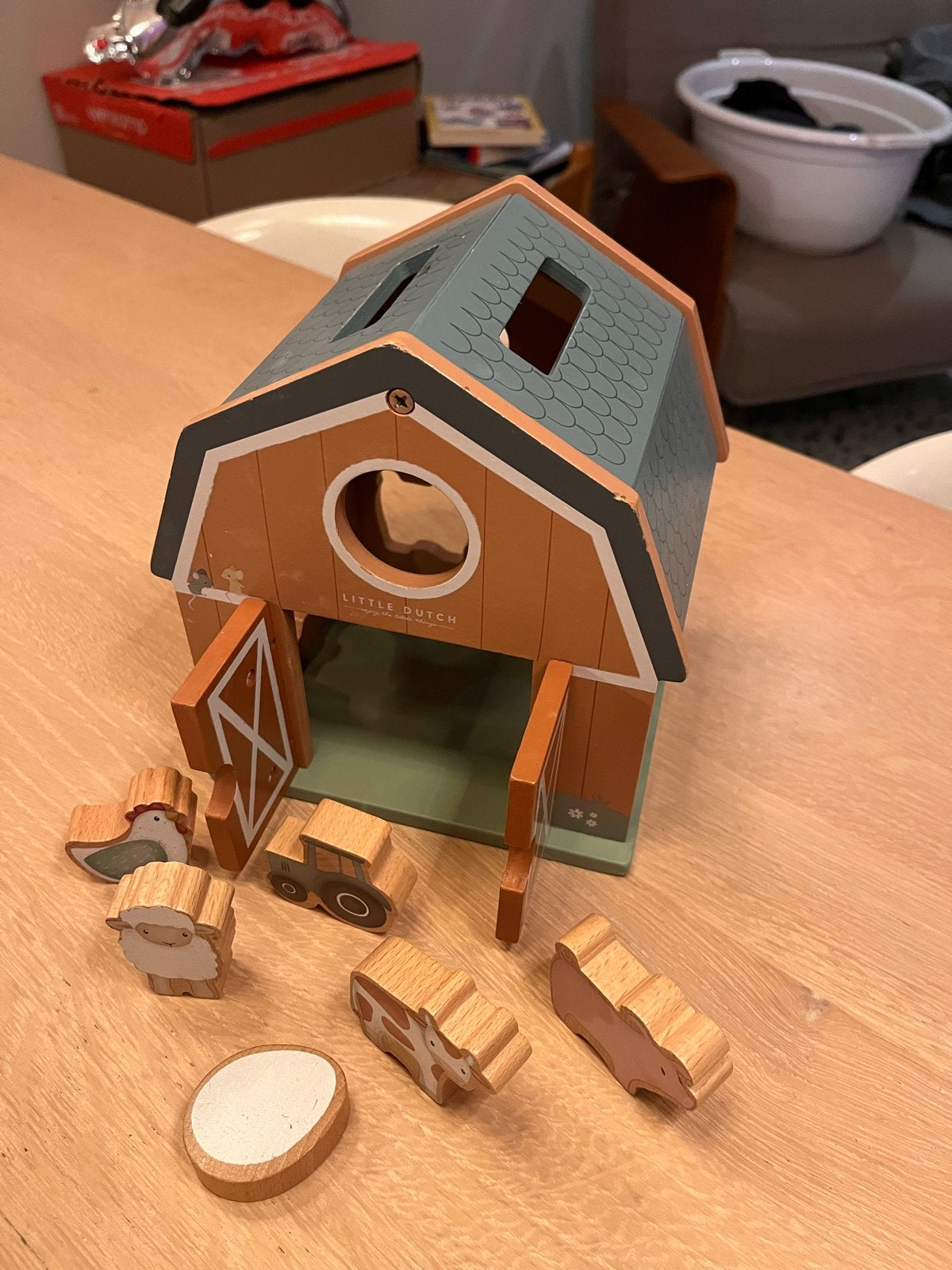 Little Dutch Houten Boerderij met Dieren, Kinderen en Baby's, Ophalen of Verzenden, Zo goed als nieuw, Overige typen