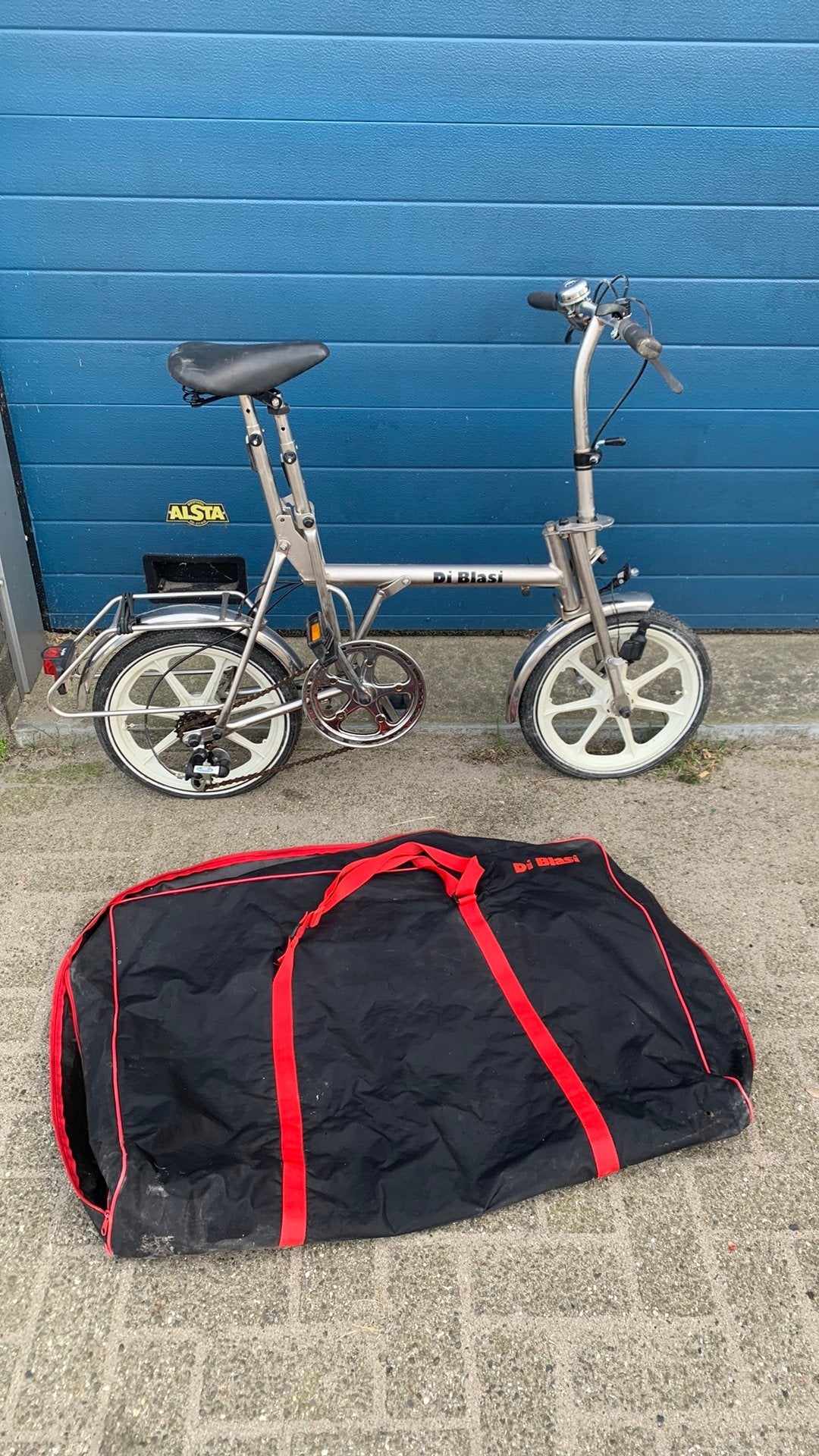 Vouwfietsen, Ophalen, Gebruikt