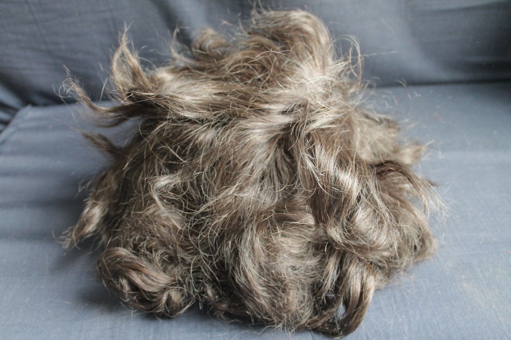 Vintage pruik van echt haar, Ophalen of Verzenden, Gebruikt, Pruik of Haarverlenging