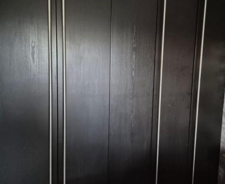 5x Pax Storklinta deur zwartbruin 50x229, Huis en Inrichting, Kasten | Kledingkasten, Ophalen, Gebruikt, 200 cm of meer, 200 cm of meer