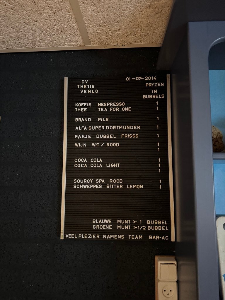 Letterbord, Ophalen, Gebruikt, Overige typen