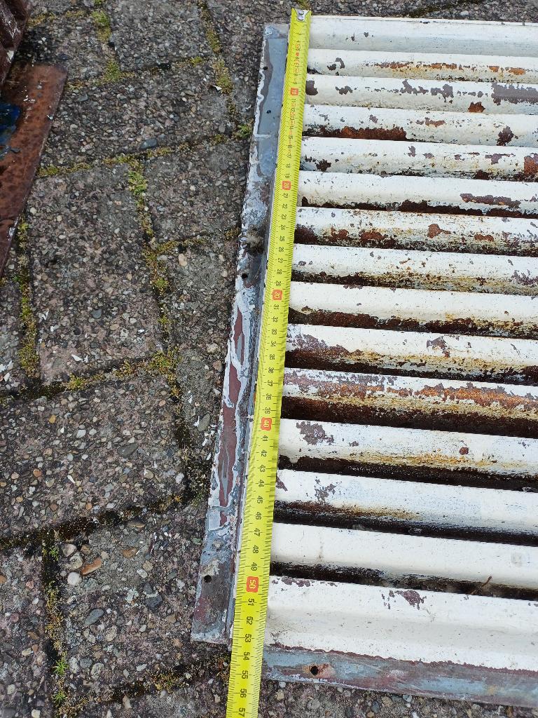 ventilatierooster lamellenrooster  staal, Ophalen, Gebruikt, Ventilator en Afzuiger