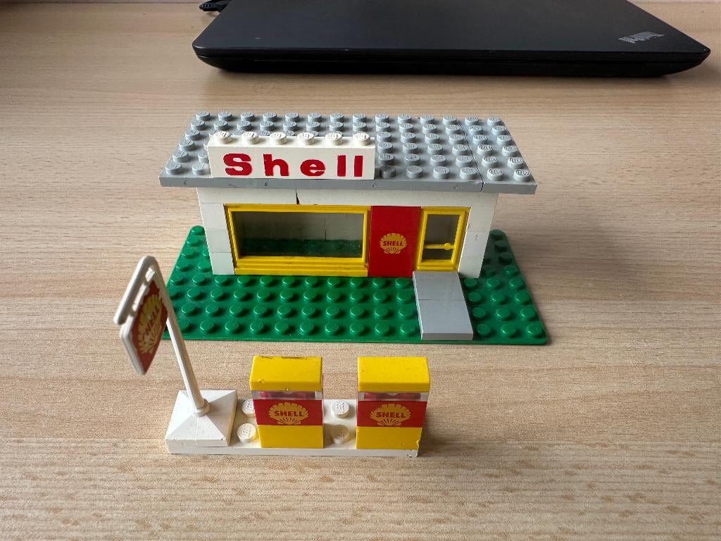 Lego 648 Shell Service Station, Kinderen en Baby's, Speelgoed | Duplo en Lego, Ophalen of Verzenden, Gebruikt, Complete set, Lego
