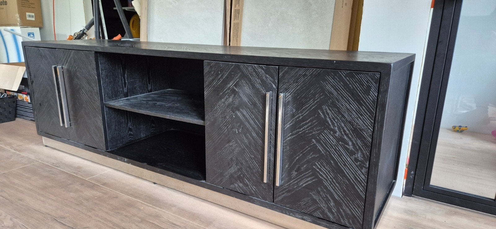 Tv kast / dressoir Blackbone stijl, Huis en Inrichting, Ophalen, Zo goed als nieuw, 25 tot 50 cm, 150 tot 200 cm