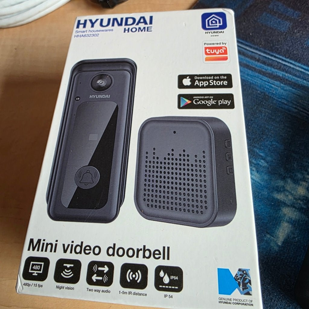 2x deurbel mini video, Ophalen, Bewegingsdetectiesensor, Zo goed als nieuw, Draadloos