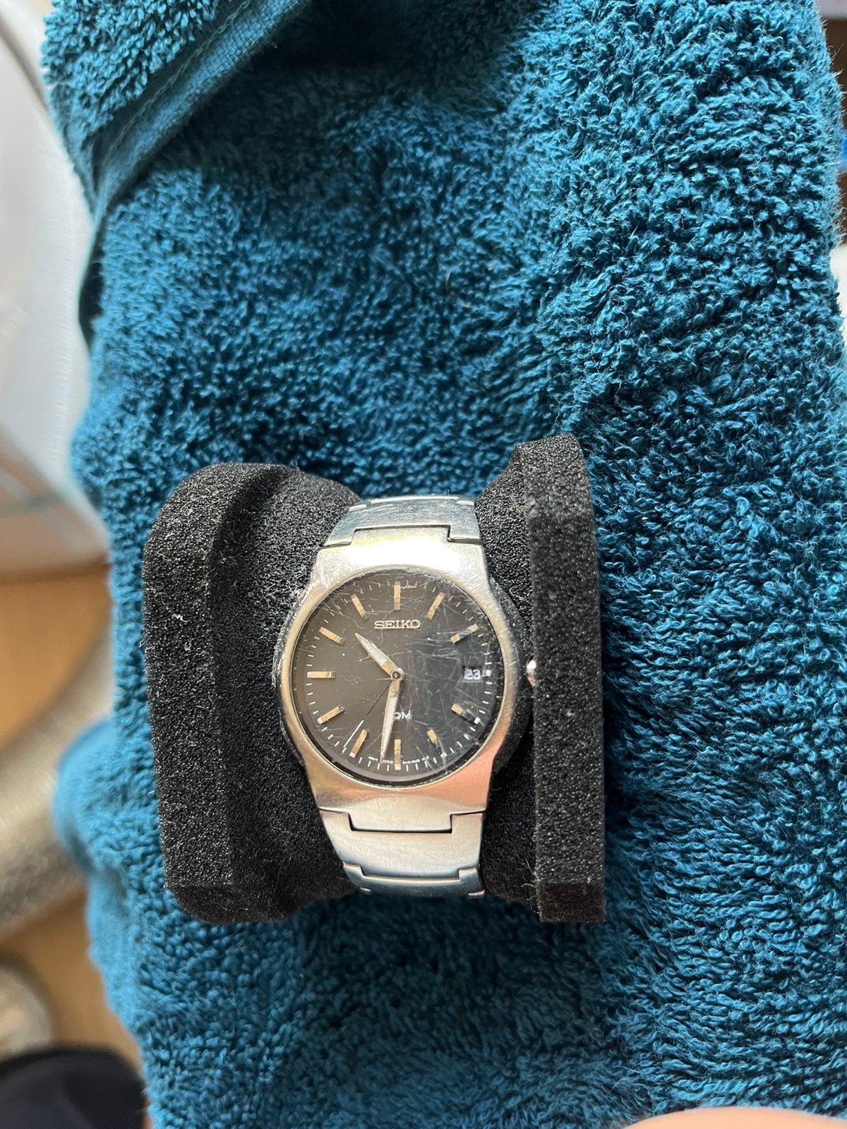 Seiko 7N42-0AG0 quartz, Ophalen of Verzenden, Zo goed als nieuw, Staal, Seiko