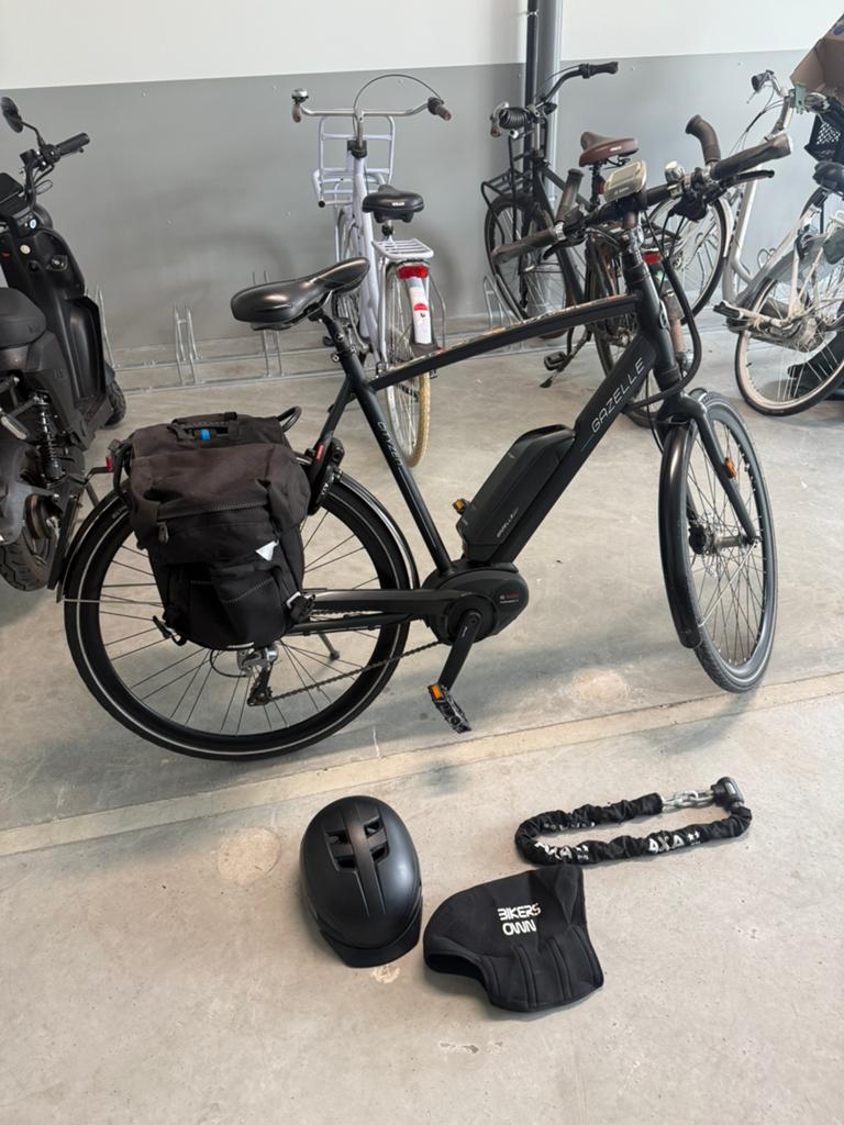 Gazelle Speed Pedelec 45km/u Bosch met slot helm accu hoes, Ophalen, Gebruikt, 51 tot 55 cm, 50 km per accu of meer