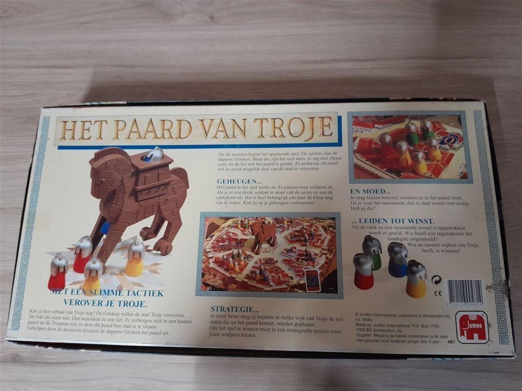 het paard van Troje - s1382, Hobby en Vrije tijd, Gezelschapsspellen | Bordspellen, Verzenden, Zo goed als nieuw