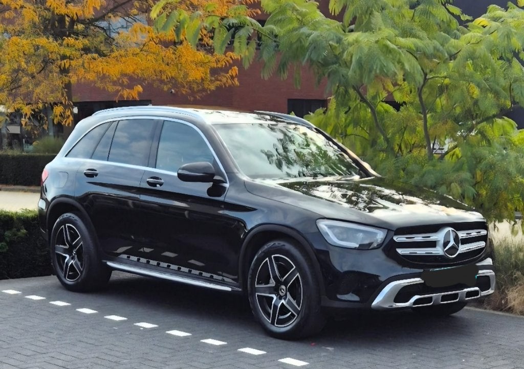 Mercedes-Benz GLC 300 258pk 4MATIC 9G-TRONIC 2019 Zwart, Auto's, Automaat, Zwart, 4 cilinders, Zwart
