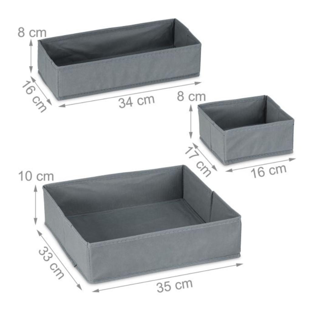 2x lade organizer set voor lades, Nieuw, Ophalen of Verzenden, Berliner Straße 191, 06116 Halle (Saale), Duitsland, Relaxdays GmbH