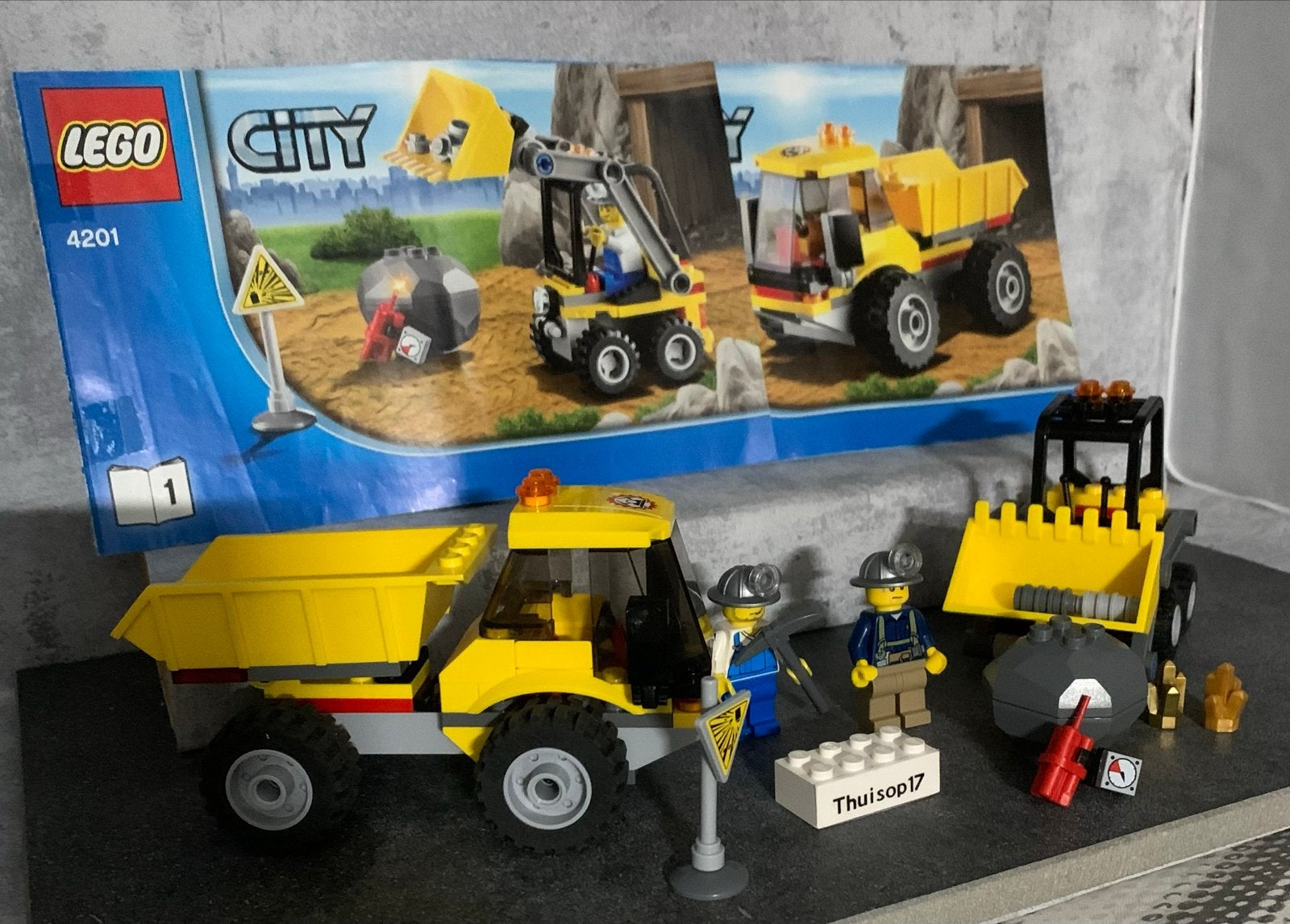 LEGO City 4201 Mijnbouw Kiepwagen en Graafmachine, Ophalen of Verzenden, Zo goed als nieuw, Lego