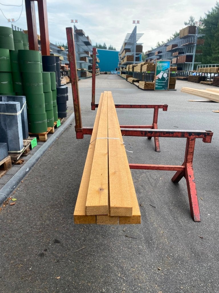 Vuren panlat 45x75mm 400cm nr. 768, Ophalen, Nieuw, 250 cm of meer, Balken