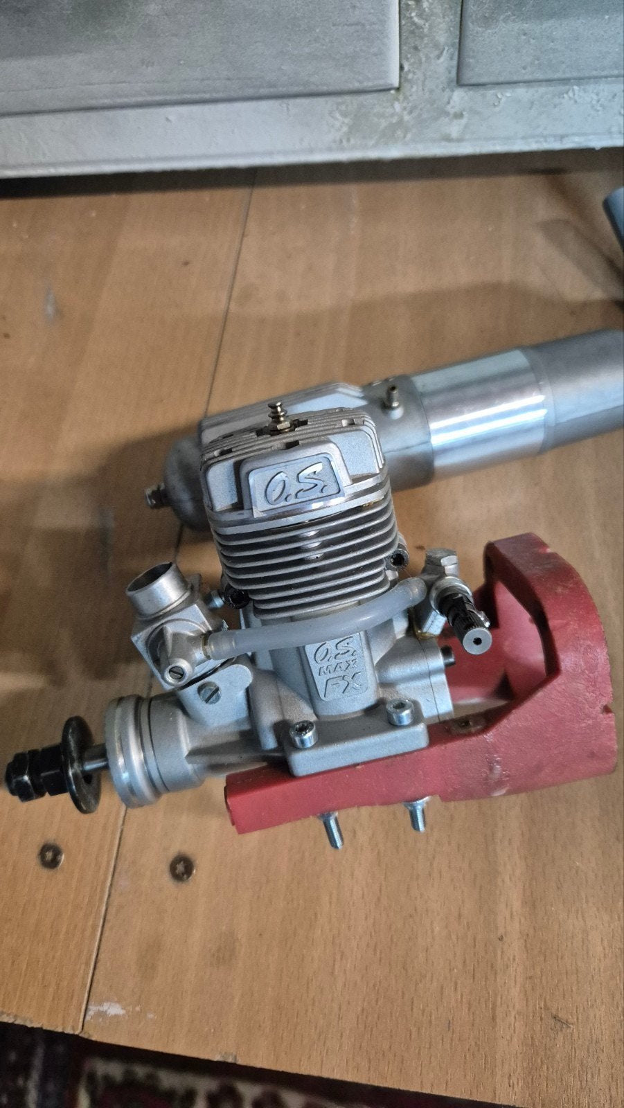 Os max 91fx met powerbox uitlaat, Ophalen, Zo goed als nieuw, Nitro