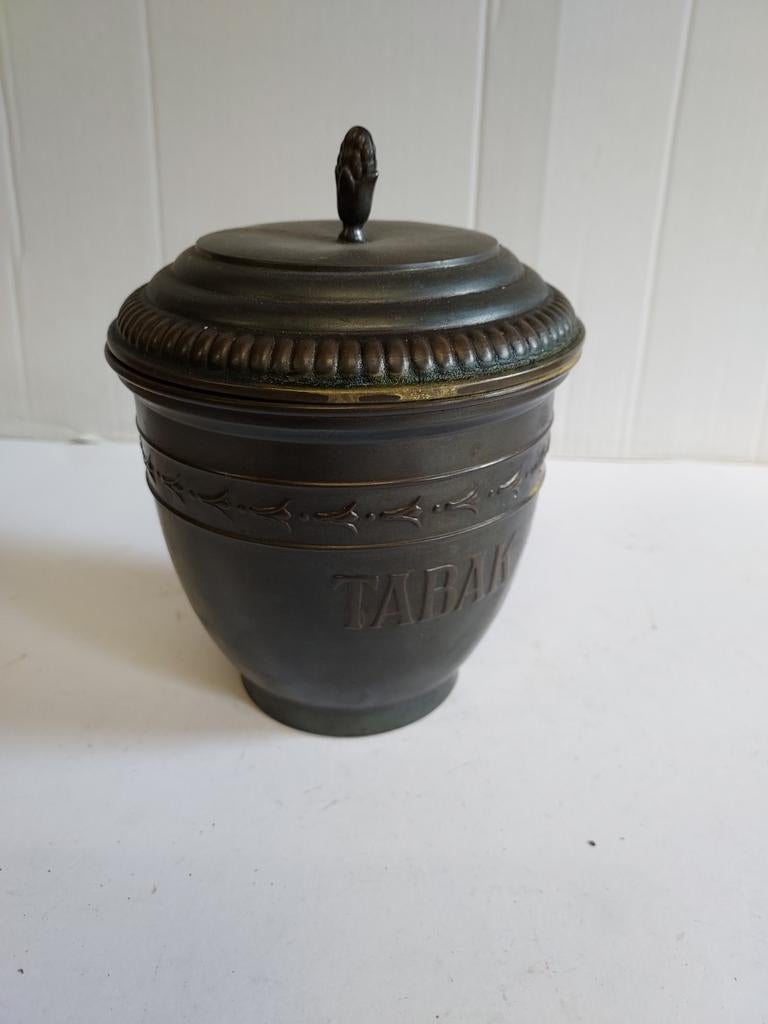 Tabak pot, Ophalen of Verzenden, Gebruikt, Tabaksdoos of Verpakking