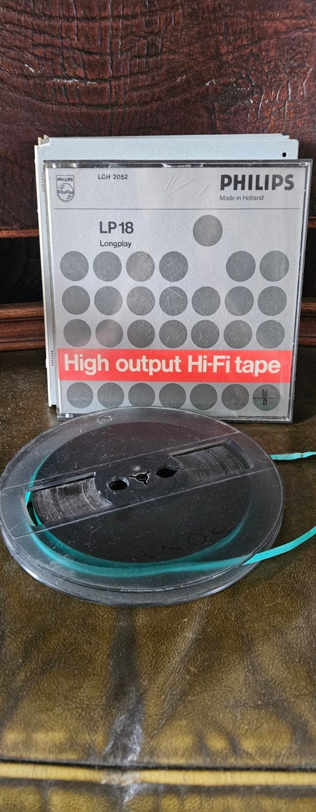 Philips LP18 High Output Hi-Fi Tape met BASF band, Ophalen of Verzenden, Onderdeel, Met banden