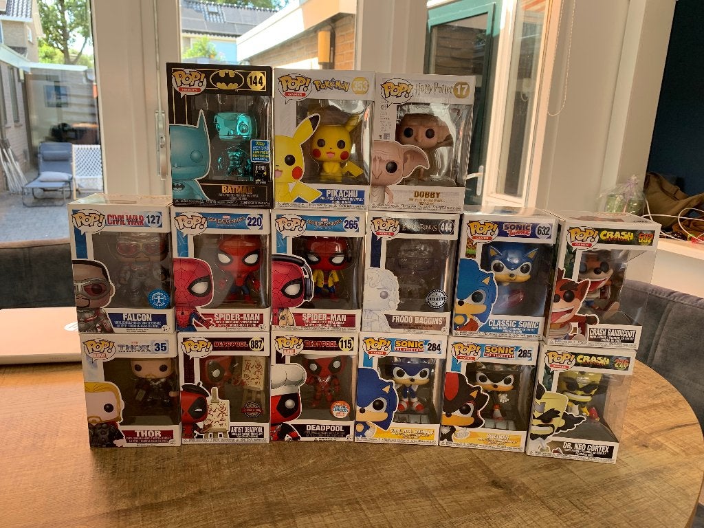 Funko Pops, Ophalen, Zo goed als nieuw
