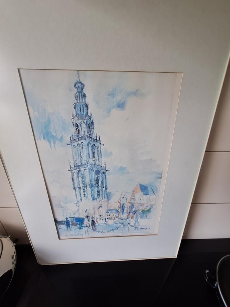 Lucas van der Baan - Martinitoren Prent, Ophalen