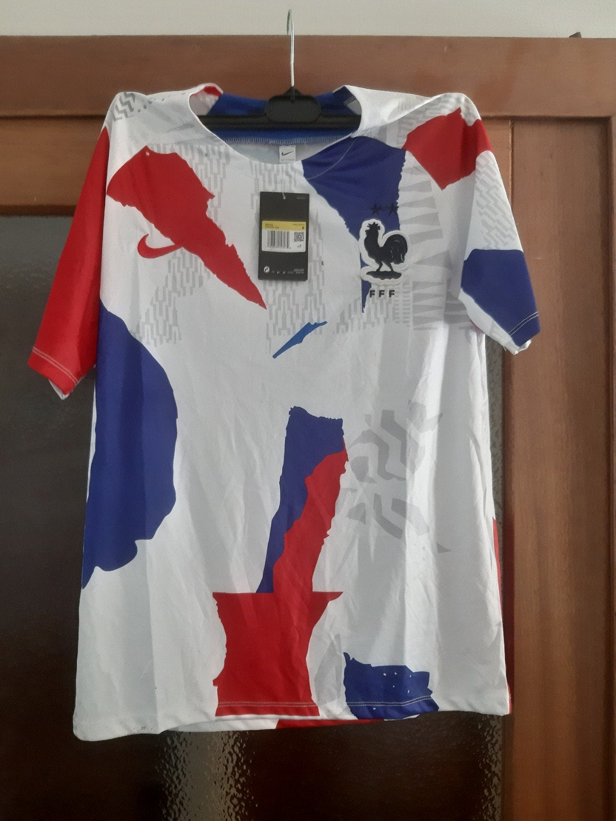 Nike Frankrijk Dri-FIT Pre-Match Trainingsshirt Maat M, Kleding | Heren, Sportkleding, Nike, Ophalen of Verzenden, Voetbal, Gedragen