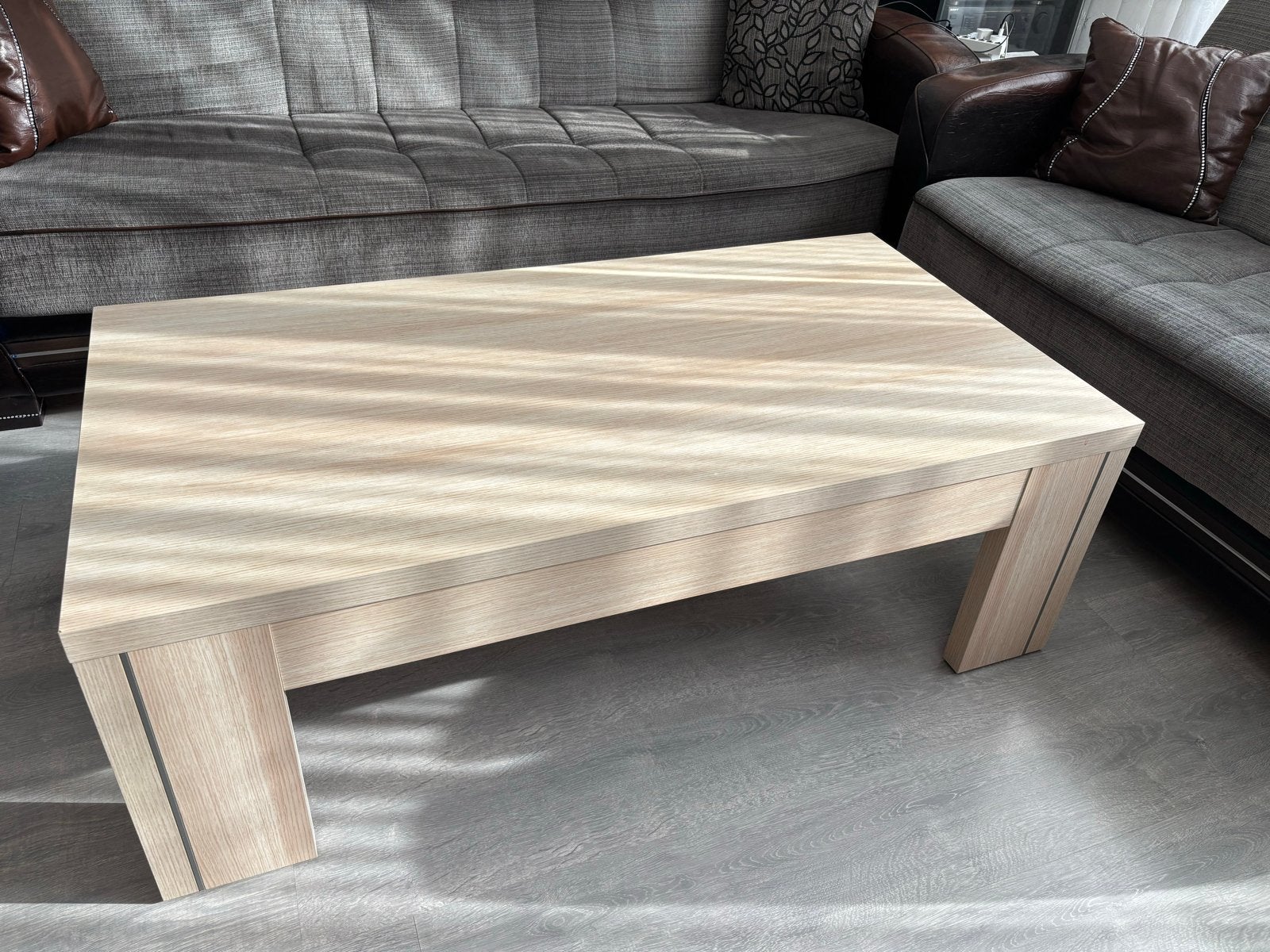 Complete woonkamerset: salontafel, eettafel, tv-meubel, dres, Ophalen